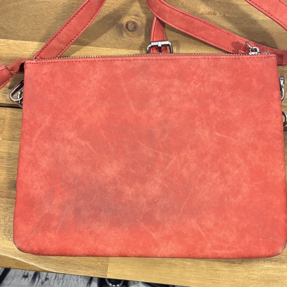 Free People Bold Coral Crossbody Bag - Picture 3 of 12